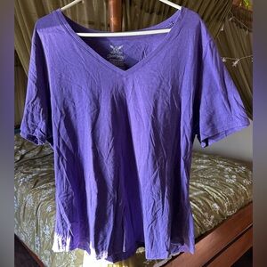 Faded Glory Vivid Purple Short Sleeve Tee